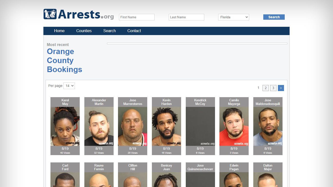 Orange County Arrests and Inmate Search